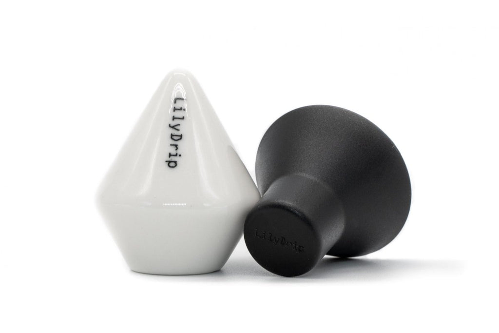 LilyDrip – Ceramic Pour-Over Specialty Coffee Accessory, Fits Pour-Over Cone Drippers - Shop Coffee Hobby