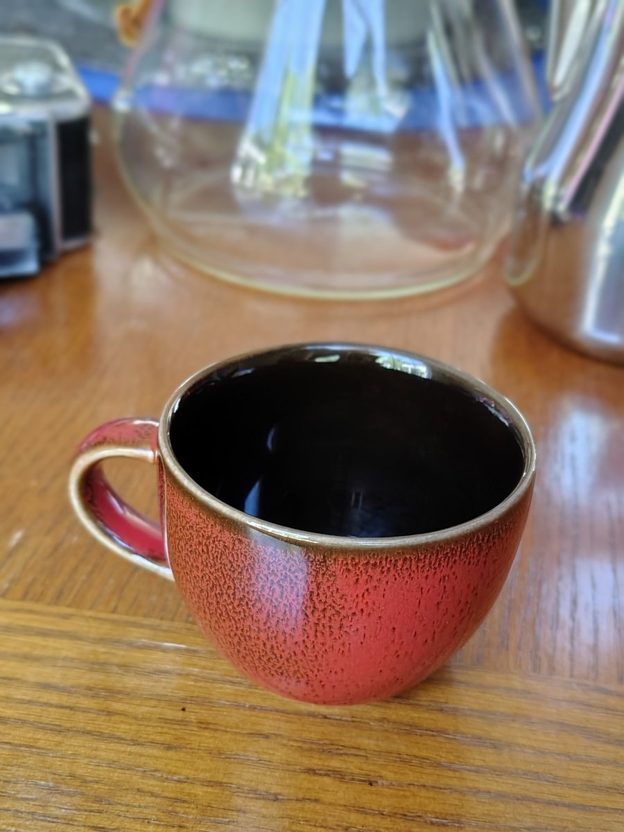 Luzerne Red Handcrafted Espresso Cup - Shop Coffee Hobby