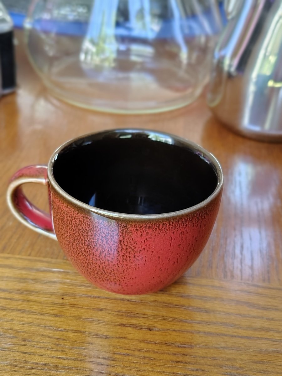Luzerne Red Handcrafted Espresso Cup - Shop Coffee Hobby