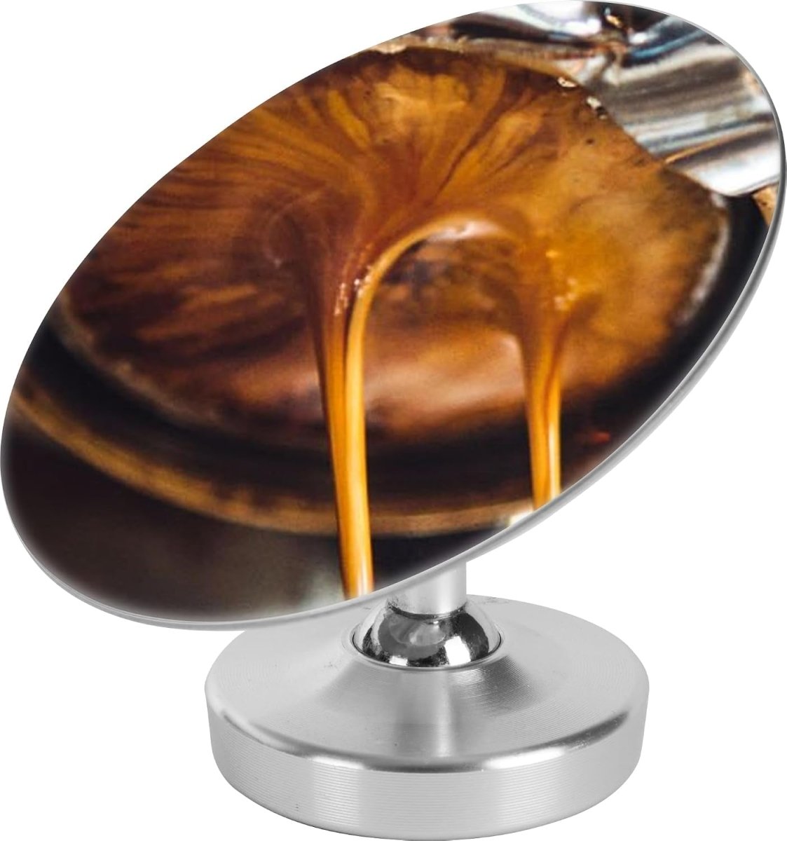 Magnetic Espresso Shot Mirror – 360° Adjustable Stainless Steel Lens for Bottomless Portafilters - Shop Coffee Hobby