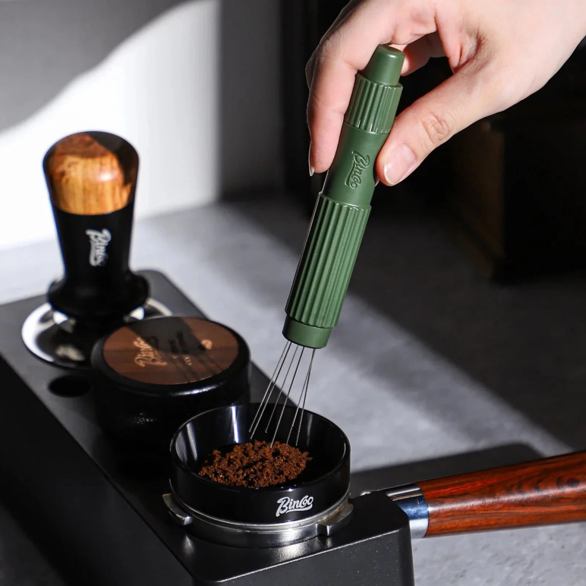 Magnetic Telescopic WDT Tool – Professional Espresso Distribution Needle for Home Baristas (Stainless Steel) - Shop Coffee Hobby