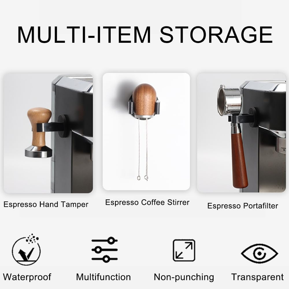 Magnetic Wall-Mounted Tamper & Portafilter Holder – Fits 51/54/58mm Espresso Tools - Shop Coffee Hobby