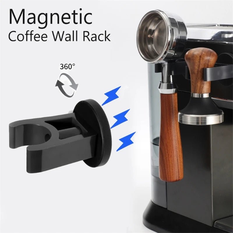 Magnetic Wall Rack Portafilter & Tamper Holder for Espresso Tools - Shop Coffee Hobby