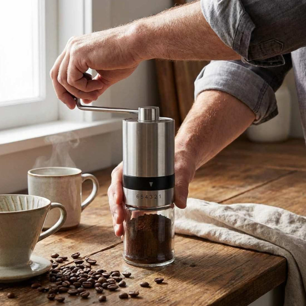 Manual Coffee Grinder – Precision Hand Grinder by Green to Mean Coffee - Shop Coffee Hobby