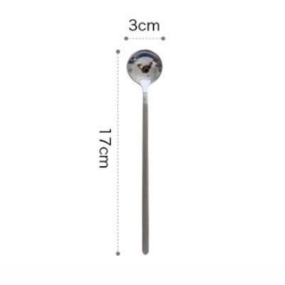 Matte frosted 304 coffee spoon - Shop Coffee Hobby