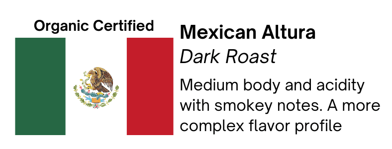 Mexico Dark Roast Coffee – Fair Trade Organic | Bendix Coffee Roasters - Shop Coffee Hobby