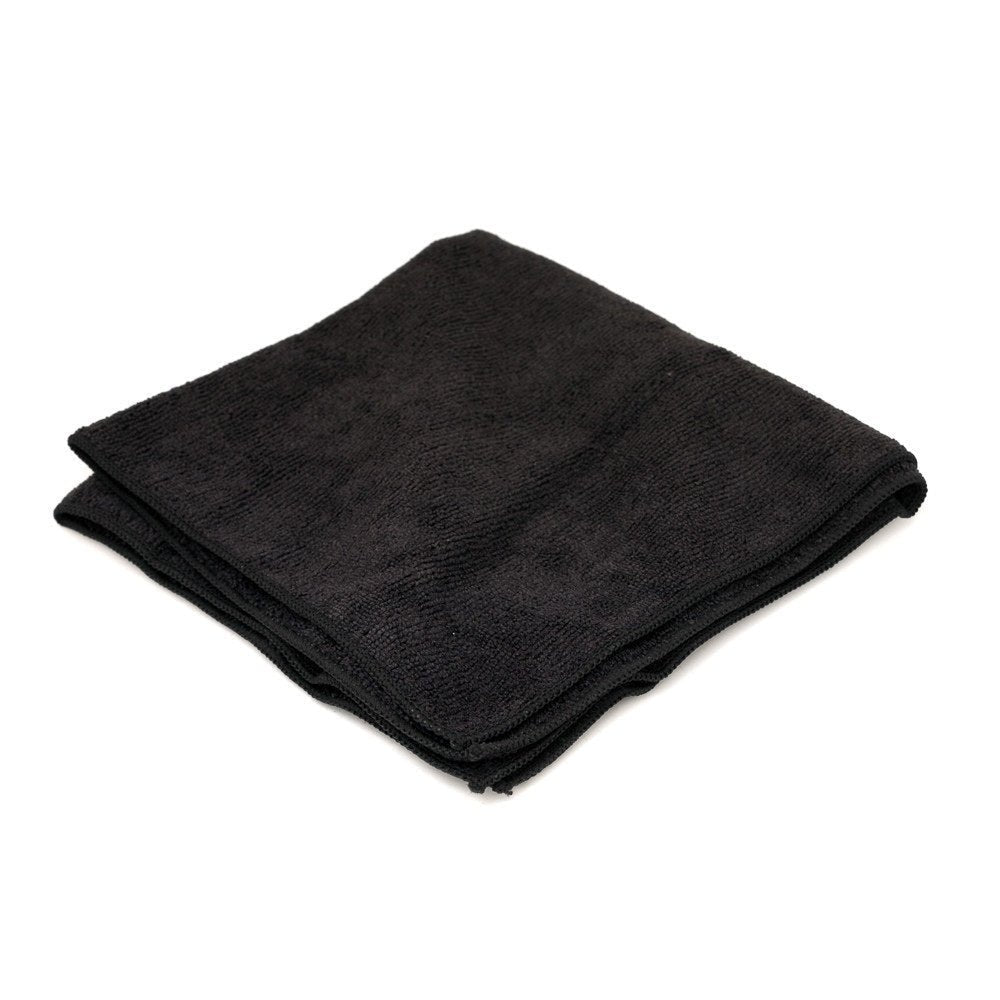Microfiber Black Cloth Towel 16" x 16" - Shop Coffee Hobby