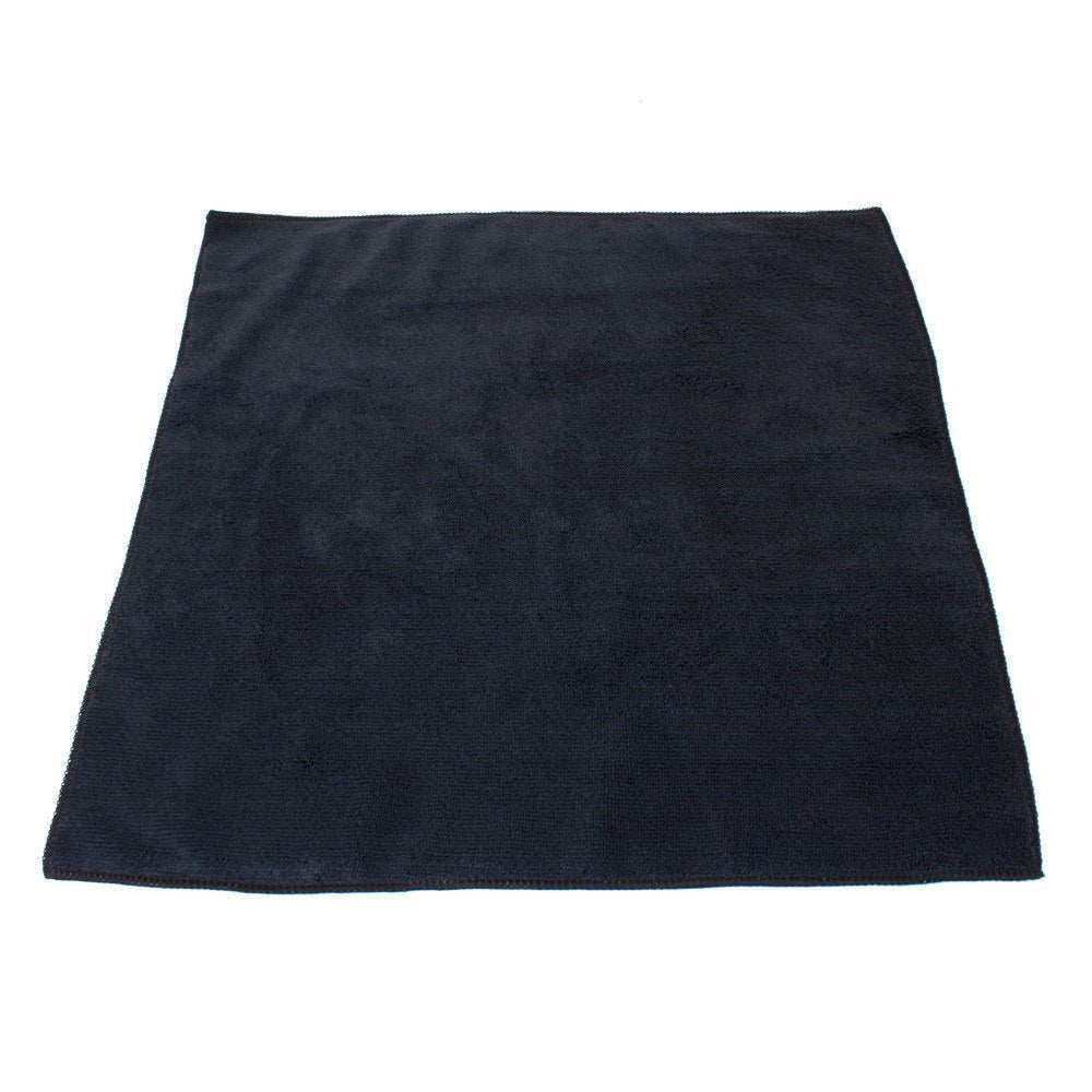 Microfiber Black Cloth Towel 16" x 16" - Shop Coffee Hobby