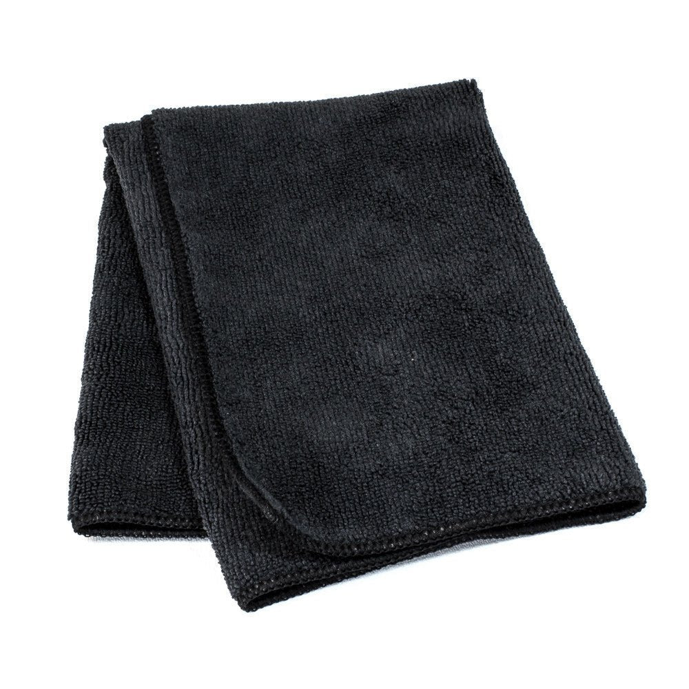 Microfiber Black Cloth Towel 16" x 16" - Shop Coffee Hobby