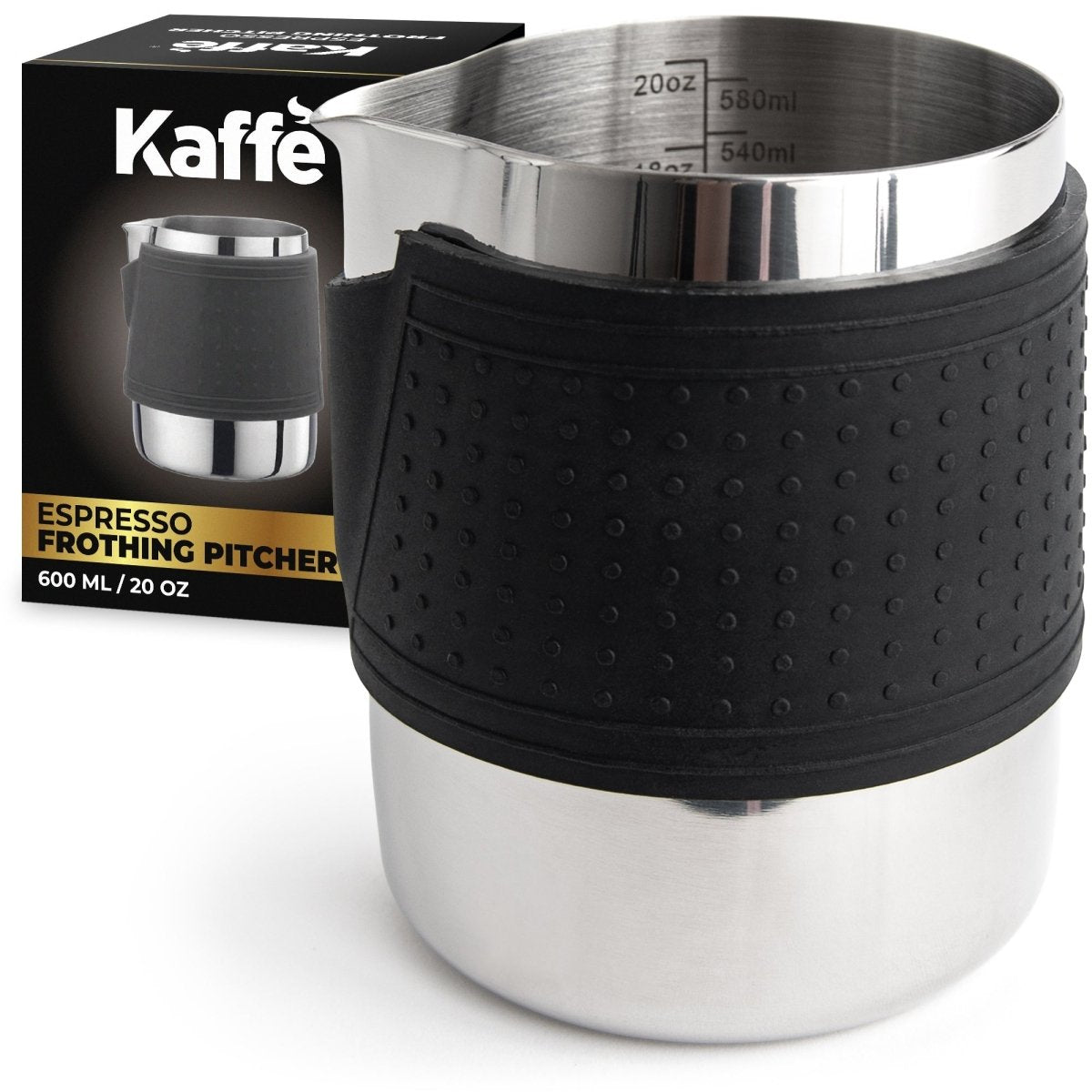 Milk Frothing Pitcher, 600 ML, KFFP01 - Shop Coffee Hobby