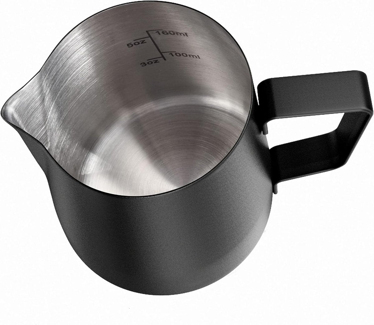 Milk Frothing Pitcher, Stainless Steel Espresso Latte Steaming Pitcher - Shop Coffee Hobby