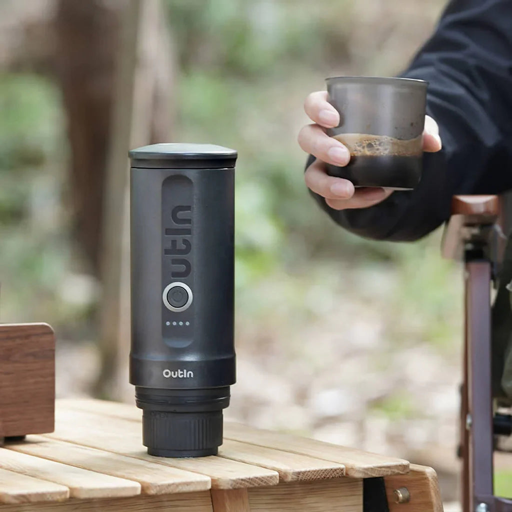 OutIn Nano Portable Electric Espresso Maker – Space Grey