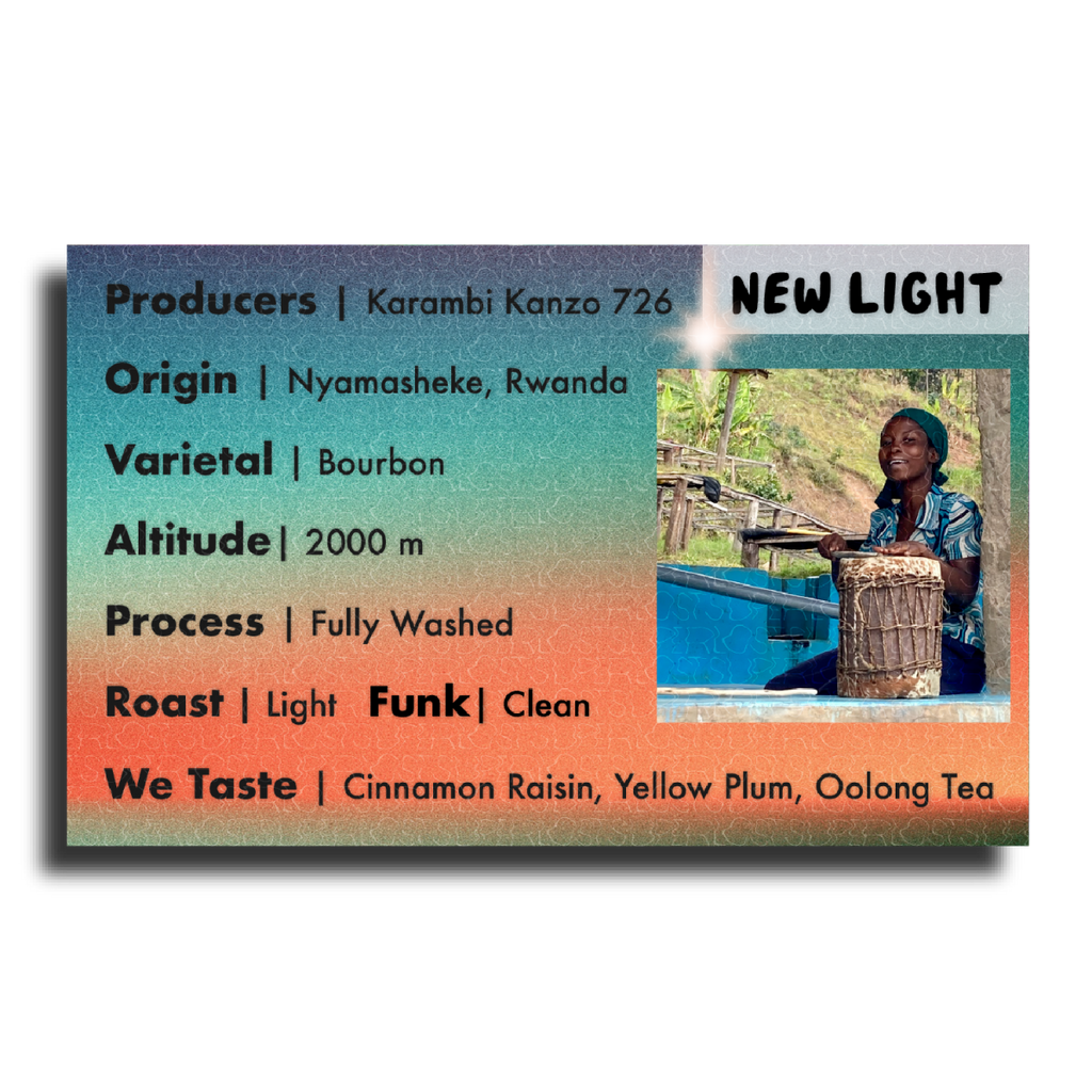 New Light – Rwanda Kanzu 726 Washed Coffee (Karambi, Nyamasheke | Whole Bean or French Press | ½LB–5LB) - Shop Coffee Hobby