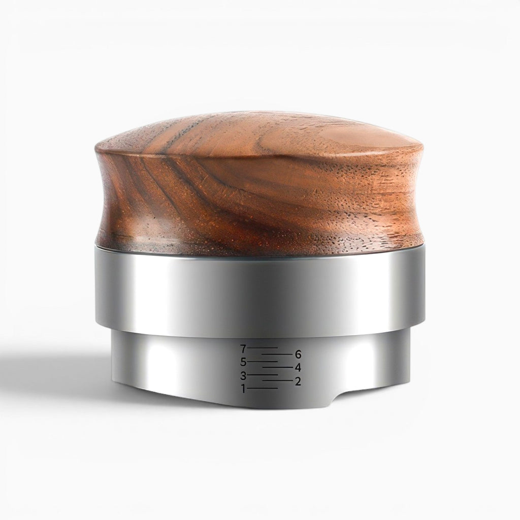 Espresso Distributor with Walnut Handle - Shop Coffee Hobby