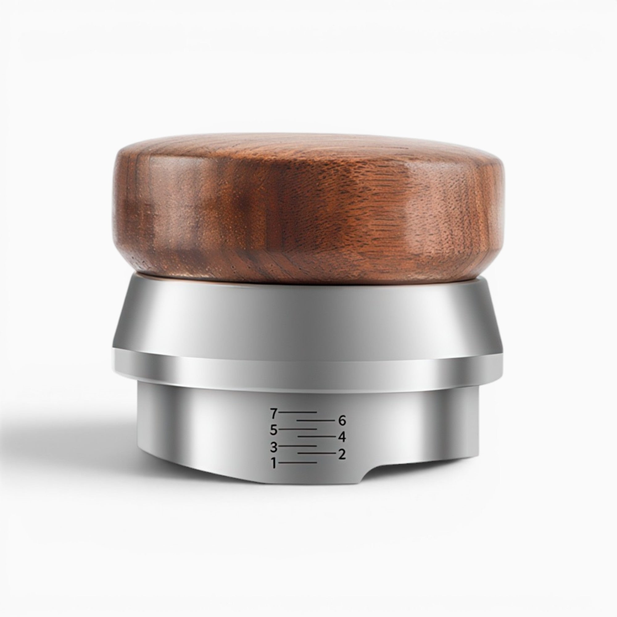 Espresso Distributor with Walnut Handle - Shop Coffee Hobby