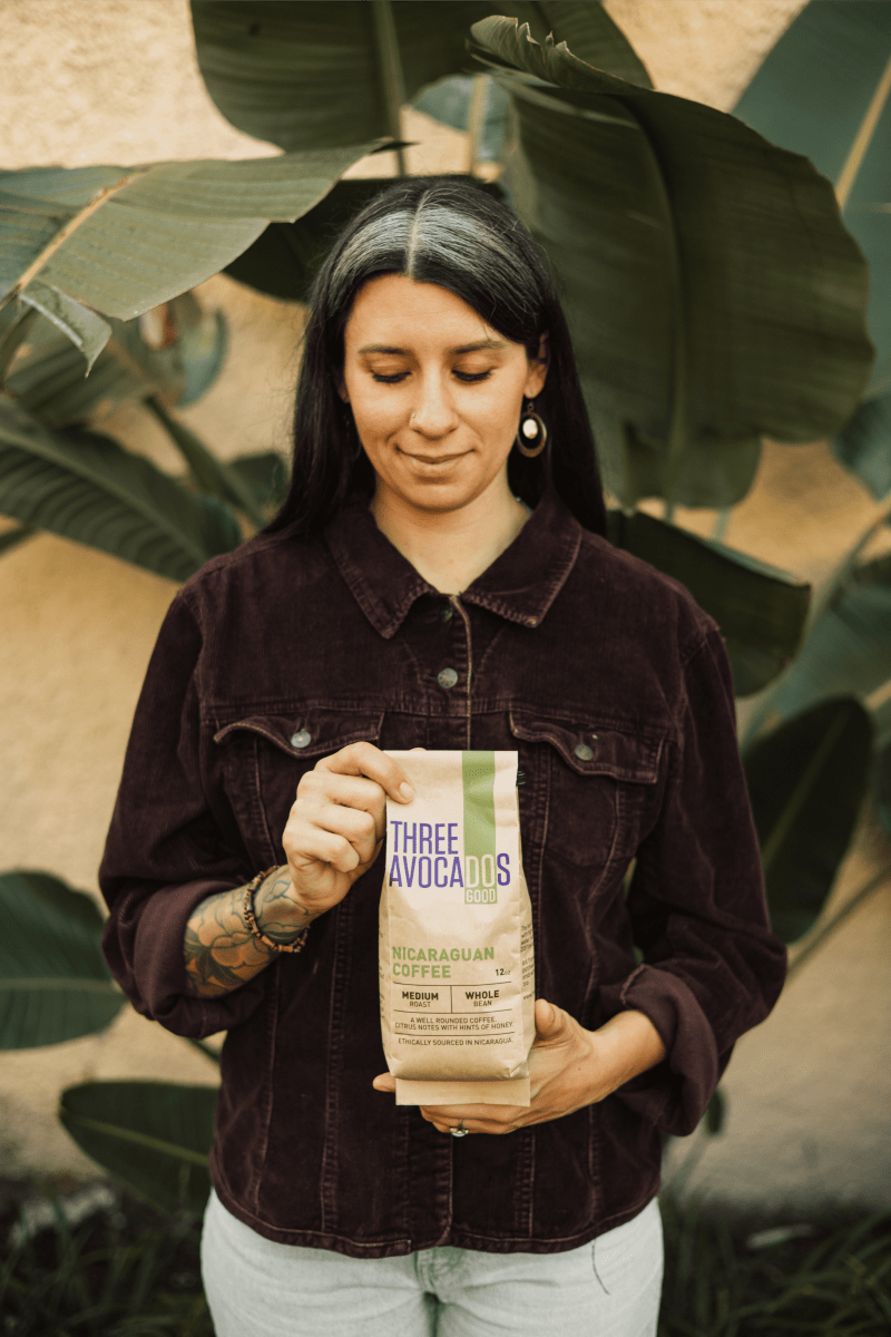 Medium Roast, Low Acid Nicaragua Single Origin Coffee from Three Avocados