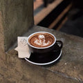 Nordic-Style Ceramic Cappuccino Cup & Saucer Set, 300ml - Shop Coffee Hobby