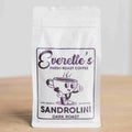 Everette's Fresh Roast Coffee Sandrolini Dark Roast Coffee 12oz Whole Bean, 72oz Whole Bean
