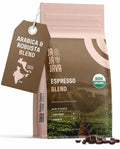 Organic Espresso Beans, Light Roast Whole Bean Coffee, Espresso Blend for Espresso Machine, Specialty Grade Arabica, USDA Organic, Fresh Roasted, 12 Oz - Haynesworld General Goods