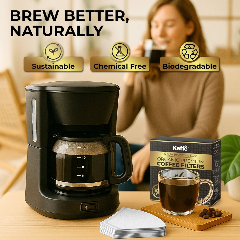 Organic Premium Coffee Filters 4, KFCF04W - Shop Coffee Hobby