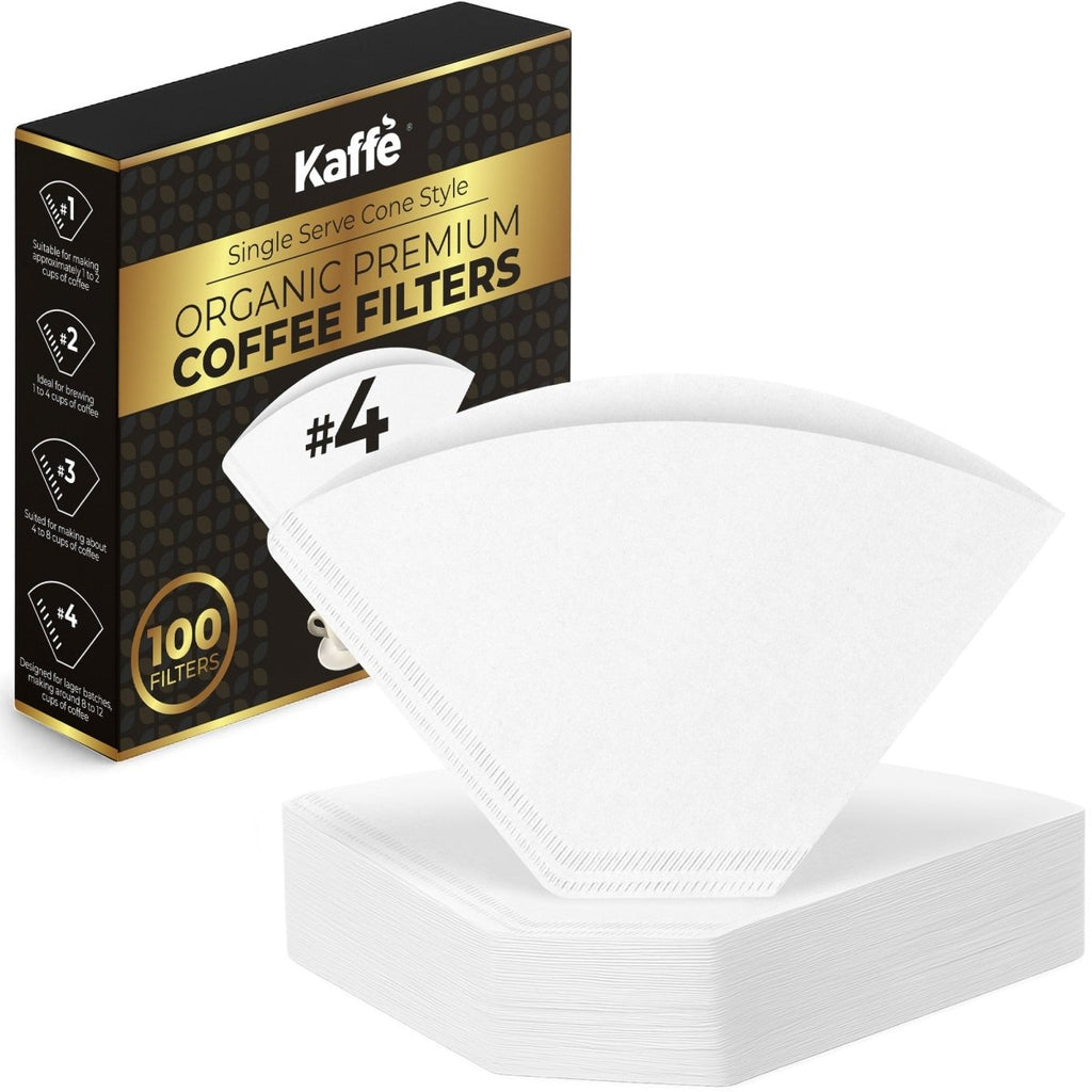 Organic Premium Coffee Filters 4, KFCF04W - Shop Coffee Hobby
