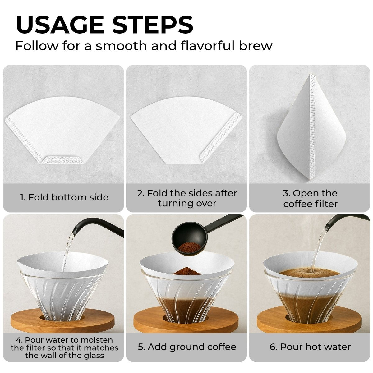 Organic Premium Coffee Filters 4, KFCF04W - Shop Coffee Hobby