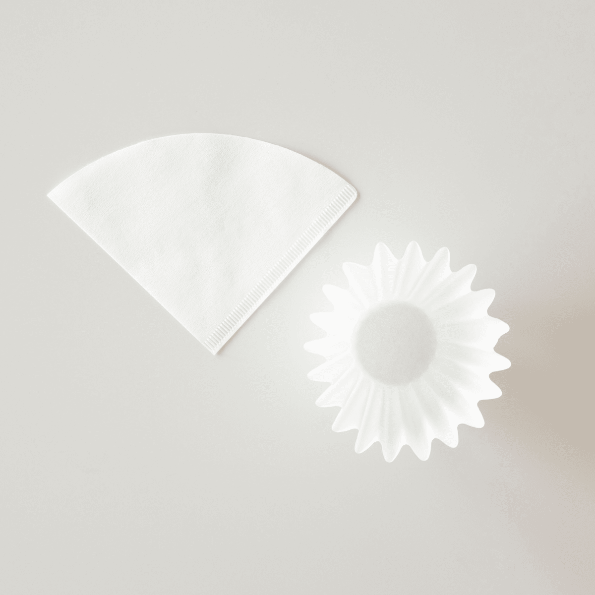 1-2 CUPS ORIGAMI Cone & Wave Coffee Filter Set