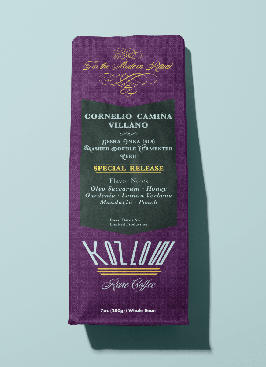 Peru - Gesha Inka - SL9 - Washed Double Fermented - Cornelio Camiña Villano - Shop Coffee Hobby