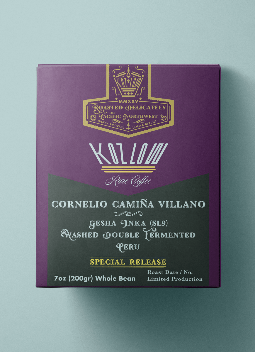 Peru - Gesha Inka - SL9 - Washed Double Fermented - Cornelio Camiña Villano - Shop Coffee Hobby