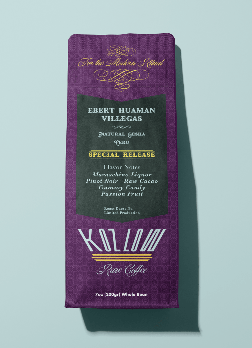 Peru - Gesha - Natural - Finca Artemis - Ebert Huaman Villegas - Shop Coffee Hobby
