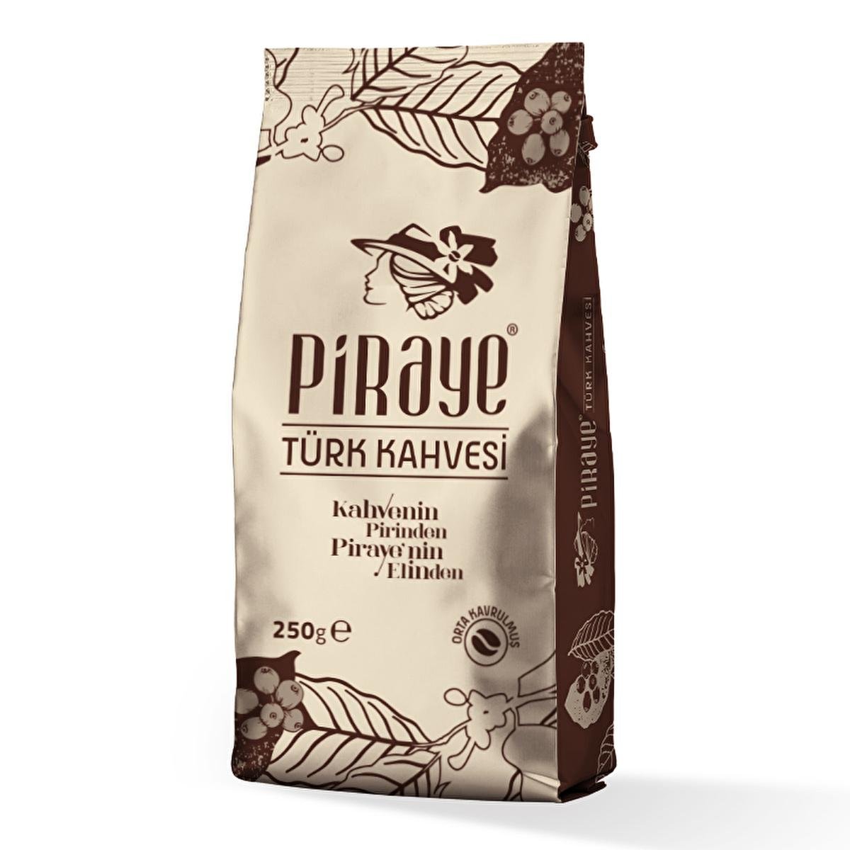Beauty Care Bag Piraye Turkish Coffee – Medium Roast, Fine Ground, 250 g