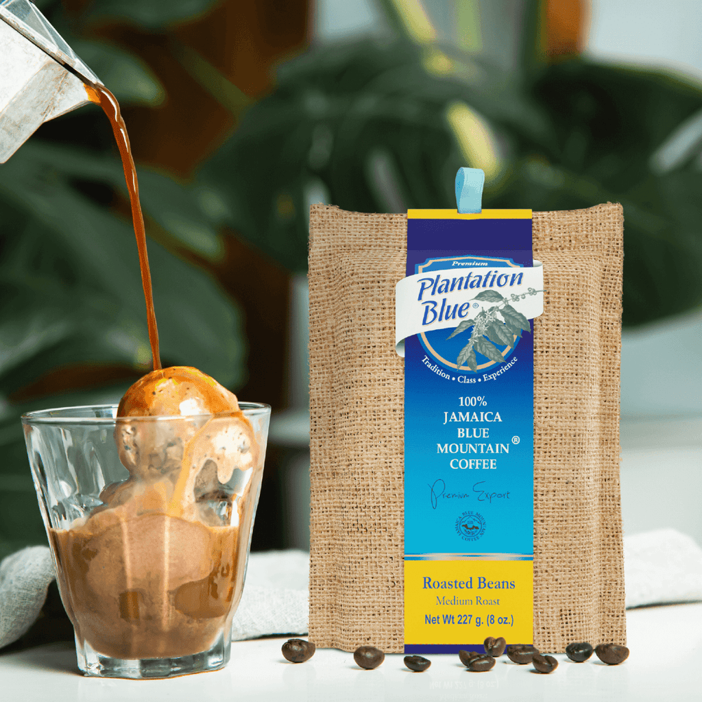 Plantation Blue 100% Jamaica Blue Mountain Premium Coffee (8oz - medium roasted whole beans) - Shop Coffee Hobby