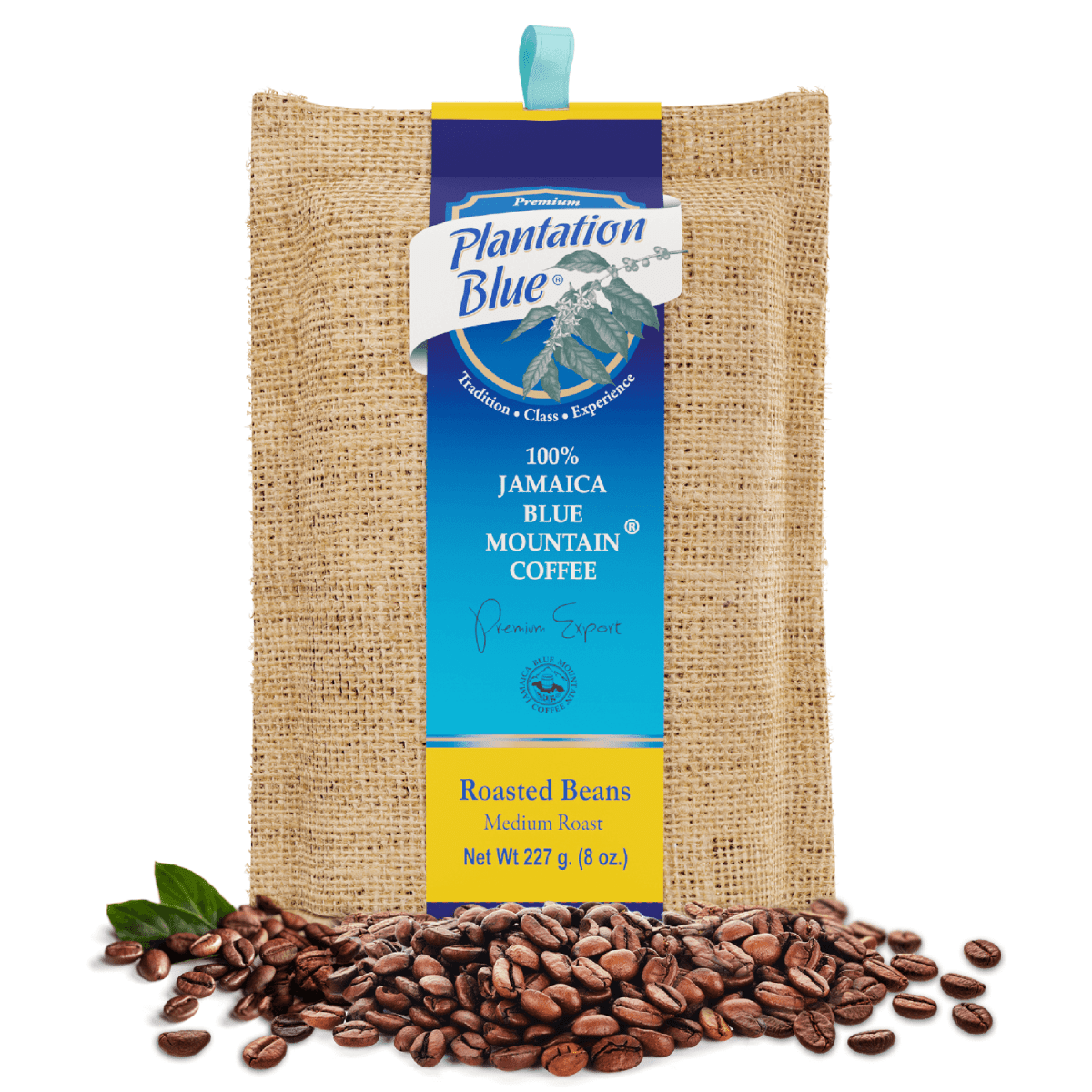 Plantation Blue 100% Jamaica Blue Mountain Premium Coffee (8oz - medium roasted whole beans) - Shop Coffee Hobby