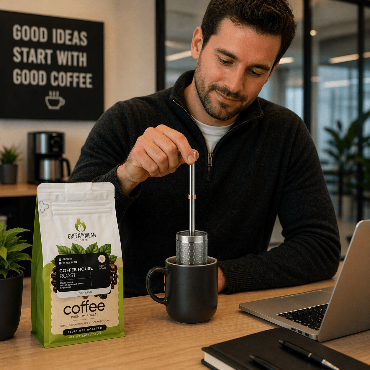 Green to Mean Portable Immersion Coffee Brewer
