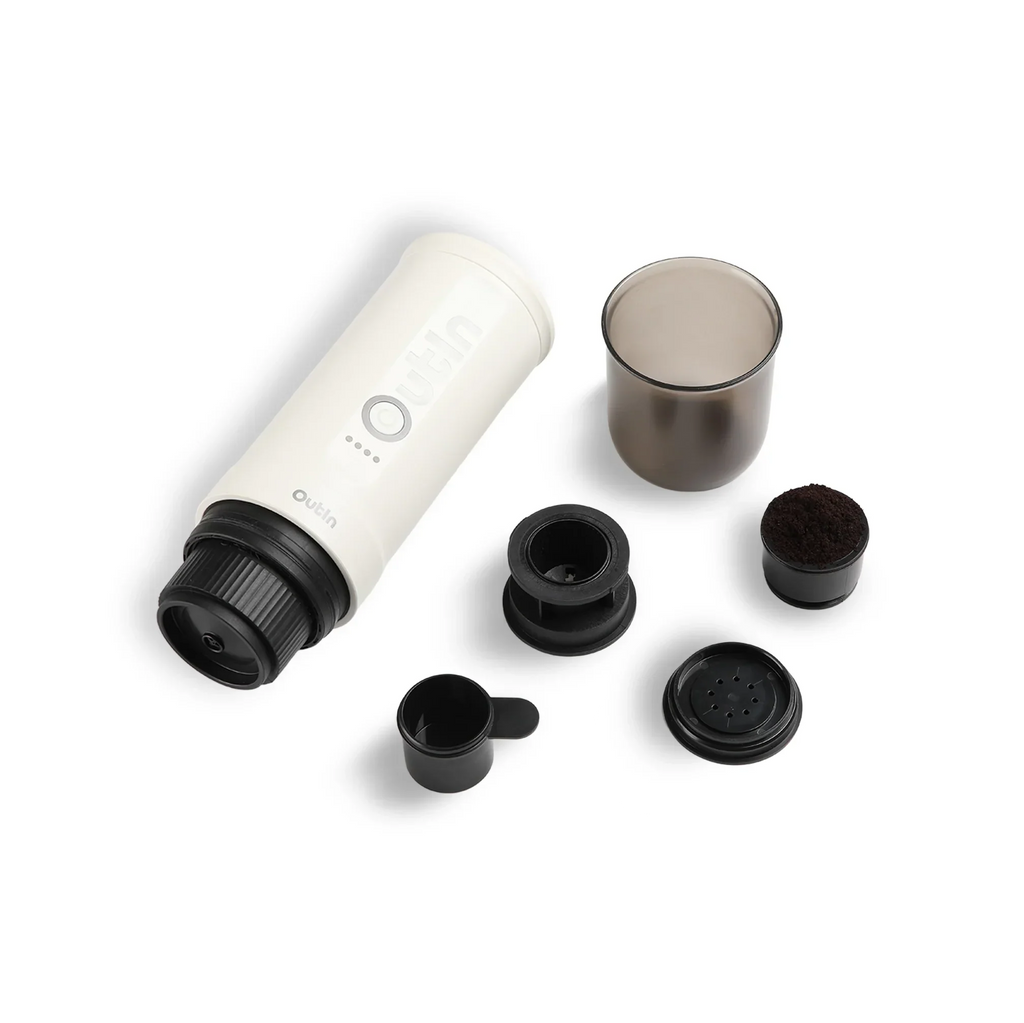 OutIn Nano Portable Electric Espresso Maker – Pearl White