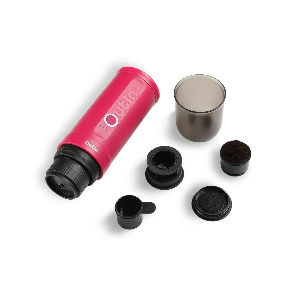 OutIn Nano Portable Electric Espresso Maker – Fuchsia Pink