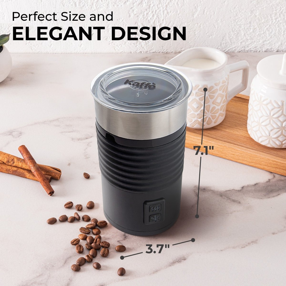 Pour-in Milk Frother w/ Silicone Base, KF6061 - Shop Coffee Hobby