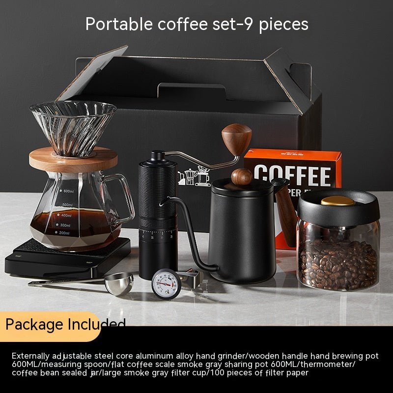 Alchemy Harvest Coffee Portable Coffee 9 Pieces Suit Set