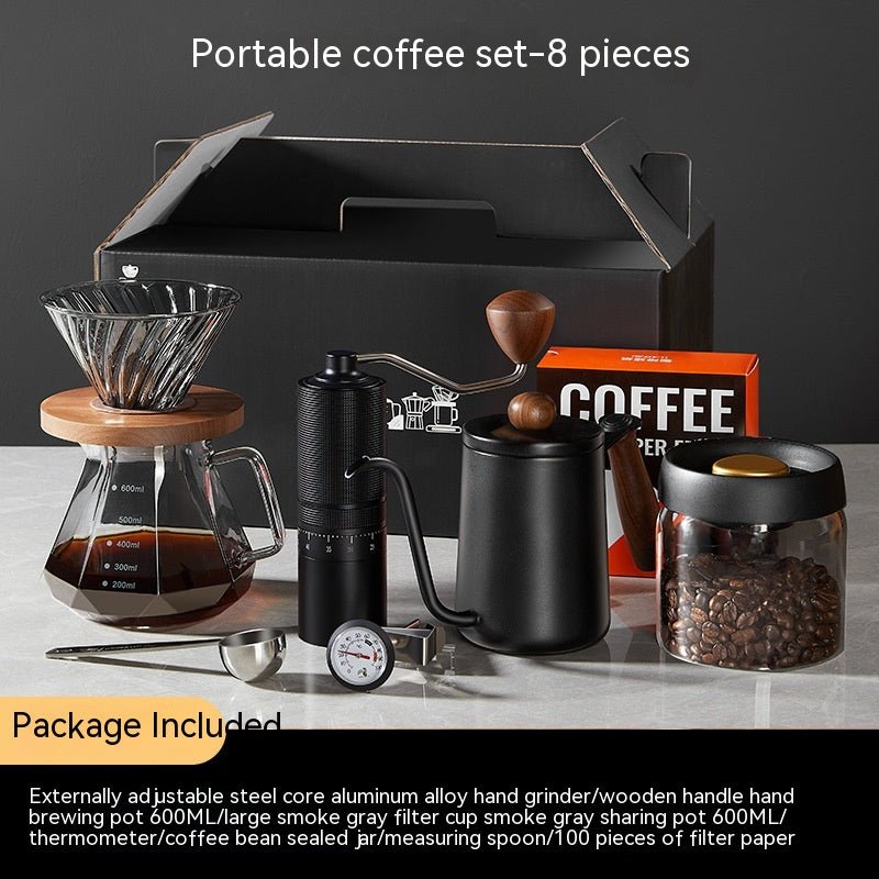 Alchemy Harvest Coffee Portable Coffee 8 Pieces Suit Set