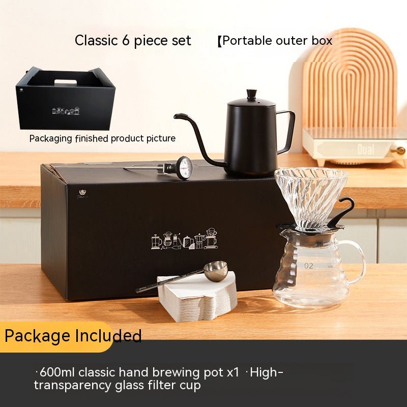Alchemy Harvest Coffee Pour-Over Pour-Over Coffee Gift Set Hand Punch 6 Pieces Suit
