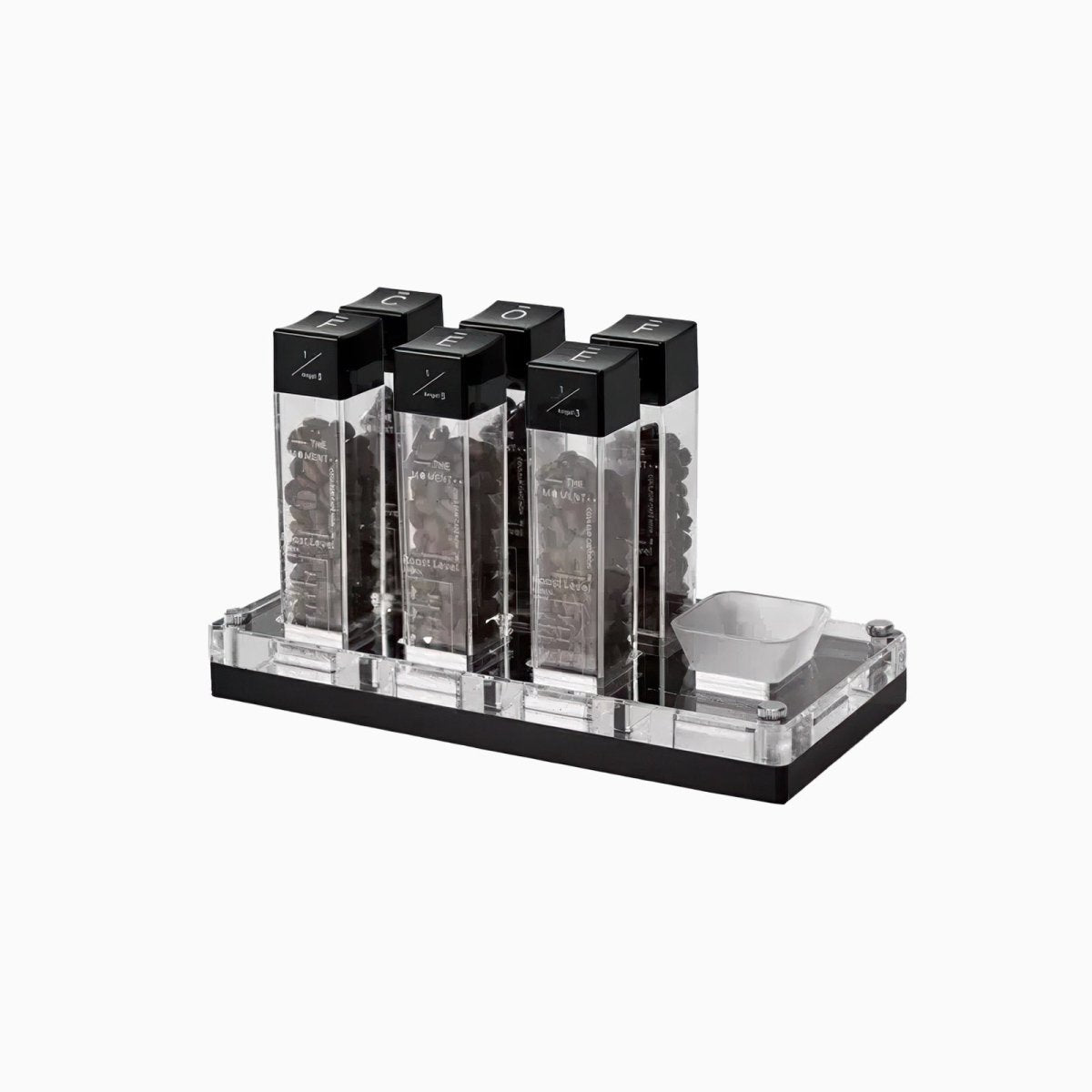 Premium Tubes Coffee Bean Cellars With Stand - Shop Coffee Hobby