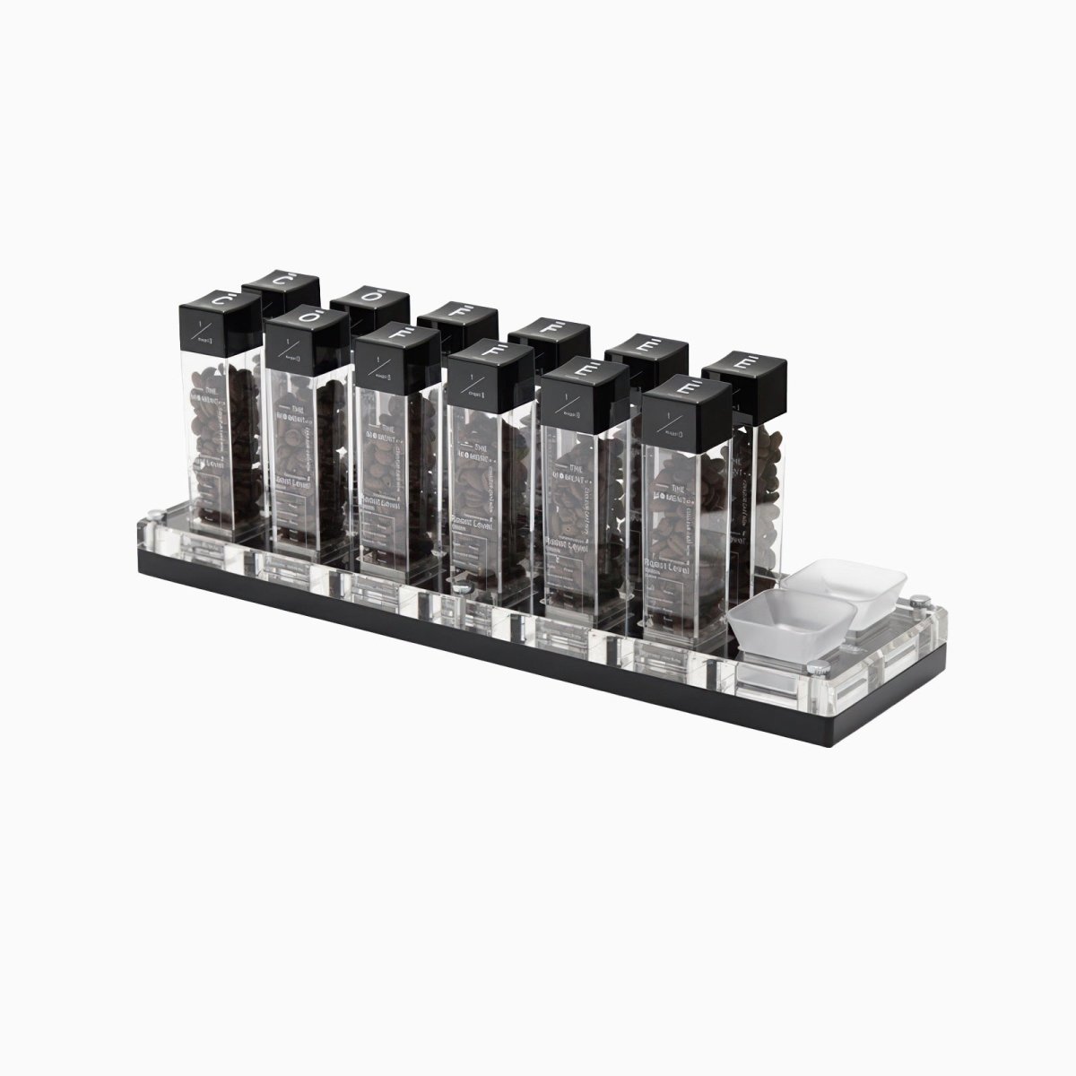 Premium Tubes Coffee Bean Cellars With Stand - Shop Coffee Hobby