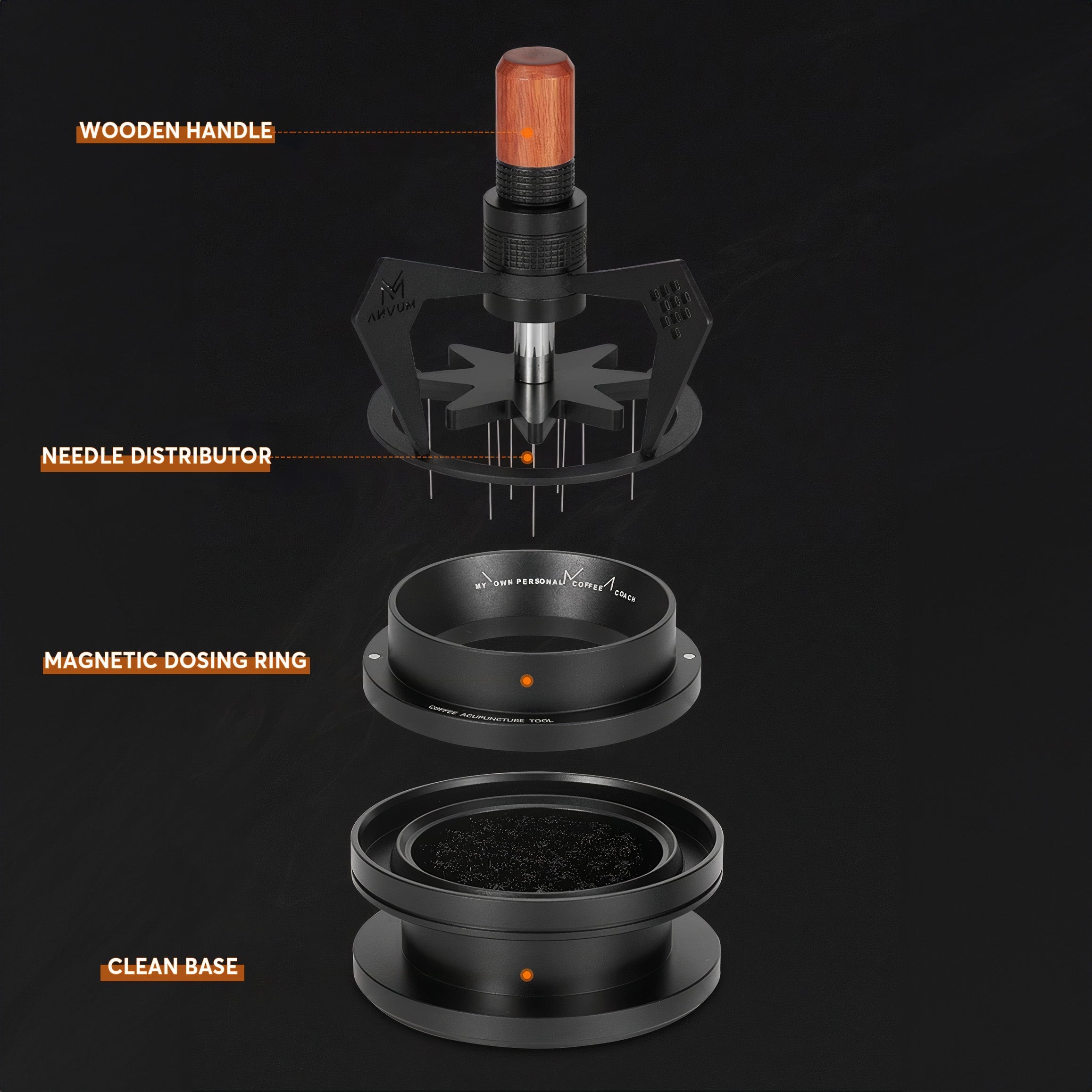 Geared Spinning WDT Tool - Espresso Distribution - Shop Coffee Hobby