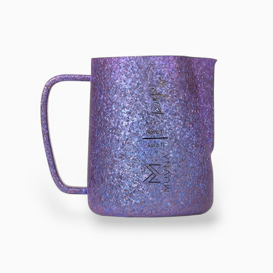 Aurora Crystal Titanium Latte Pitcher - Shop Coffee Hobby