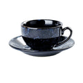 Retro Chinese-Style Porcelain Latte Cup with Spoon, 250ml - Shop Coffee Hobby