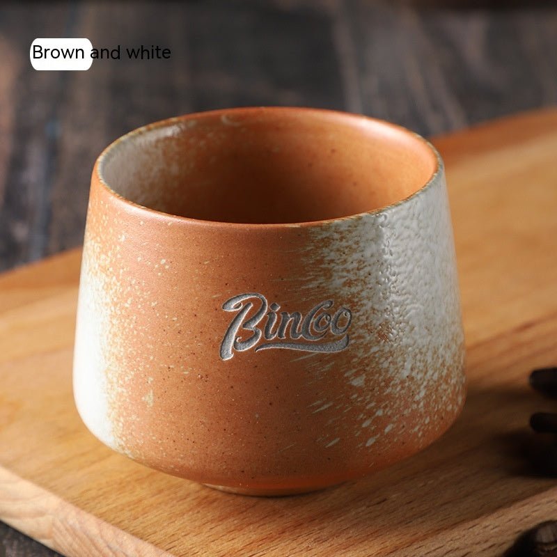 Retro Hand-Glazed Ceramic Espresso Mug, 200ml - Shop Coffee Hobby