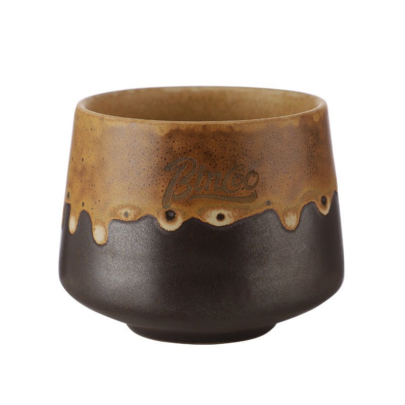 Retro Hand-Glazed Ceramic Espresso Mug, 200ml - Shop Coffee Hobby