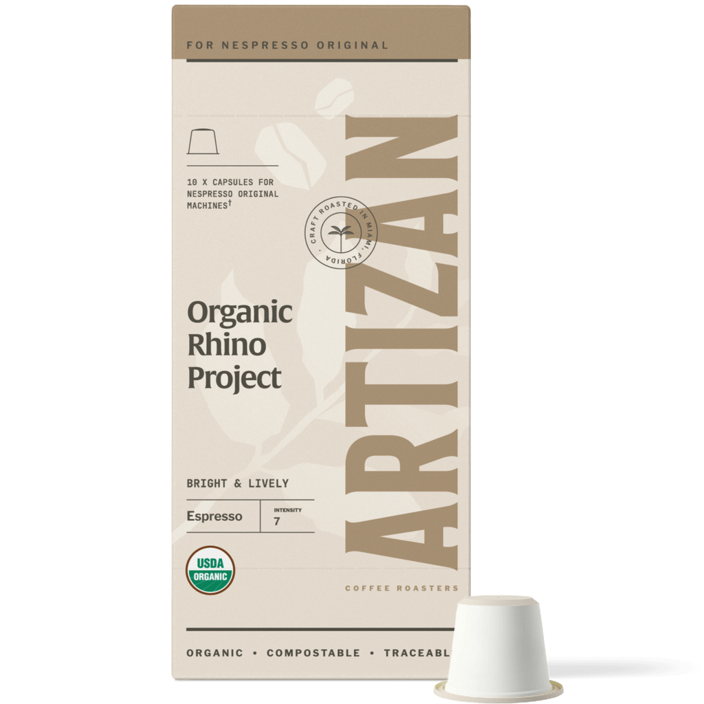 Artizan Organic Rhino Project Espresso – Nespresso Compatible