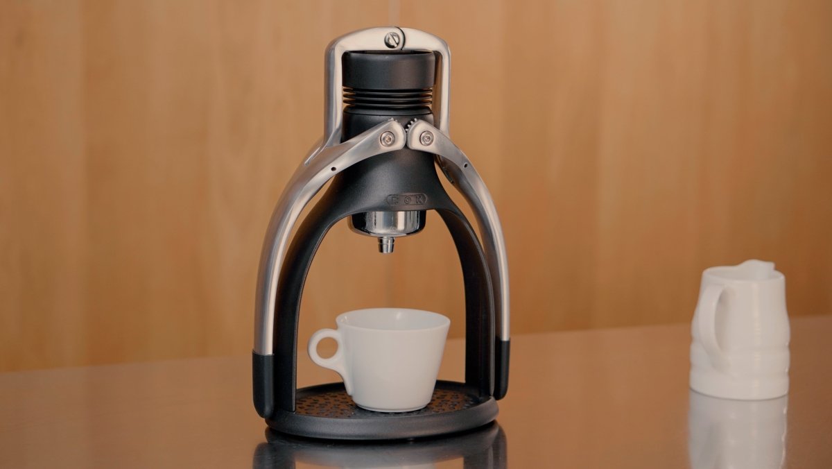 ROK USA Manual Lever Espresso Maker in Black for Your Espresso Needs