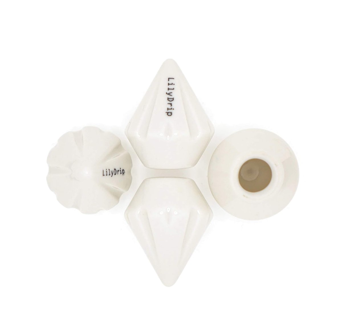 Sakura – Ceramic Pour-over Coffee Accessory for Cone Drip Brewer, Fast Flow Rate - Shop Coffee Hobby